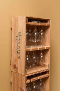 Napa East Wine Crate 12 Bottle Wine Rack-7 Wine Box Decoration Ideas, Wine Crates Ideas Decor, Wooden Wine Box Ideas, Wine Boxes Ideas Projects, Wine Crate Decor, Wine Crate Crafts, Wine Box Crafts, Wine Barrel Fire Pit, Crate Bar