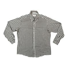 McGregor Contemporary Mens XL Button Up Long Sleeve Shirt Checkered Black White  Pre-owned/used condition. Some signs of use but no major cosmetic defects. Pockets all good. Buttons Good. Detailed Flat Lay measurements included in pictures. Use All of the photos to learn more about this item's specifics and condition. Save on shipping by placing all items you wish to purchase from us in your cart and then paying for entire order at once.  Fast Shipping and FREE no hassle Returns.  Please examine Classic Black Flannel Shirt, Classic Black Flannel Shirt With Buttons, Casual Long Sleeve Flannel Shirt For Business, Vintage Long Sleeve Business Shirt, Button Up Long Sleeve, Flat Lay, Long Sleeve Shirt, Sleeve Shirt, To Learn