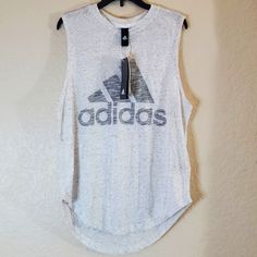 Nwt Adidas Tank Top Size Xs Comes From A Smoke Free And Pet Free Home. Thanks For Looking And Happy Poshing! A22 Spring Adidas Cotton Activewear, Adidas Sporty Cotton Tank Top, Adidas Tank Top For Summer Sports, Adidas Cotton Tank Top For Spring, Adidas Sporty Summer Tank Top, Casual Sleeveless Adidas Activewear, Adidas Cotton Gym Tops, Adidas Casual Tank Top For Sports, Adidas Casual Summer Tank Top