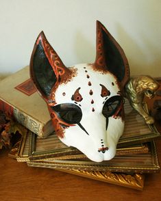 Unique Masks, Kitsune Fox, Japanese Folklore, Incubus, Animal Masks