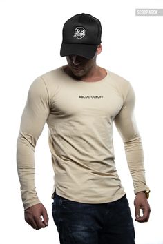 Men's Long Sleeve T-shirts / Muscle Fit Clothing Online / Casual Tees – RB Design Store Tee Outfit