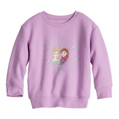 Give her wardrobe a cozy refresh with this girls' Frozen graphic sweatshirt from Jumping Beans. ©Disney Click on this KIDS APPAREL & SHOES GUIDE to find the perfect fit and more! Give her wardrobe a cozy refresh with this girls' Frozen graphic sweatshirt from Jumping Beans. ©Disney Click on this KIDS APPAREL & SHOES GUIDE to find the perfect fit and more! FEATURES Crewneck Long sleeves Frozen graphic on chest Fleece designFABRIC & CARE Cotton, polyester Machine wash Imported Size: 10. Color: Pur Clothes Guide, Shoes Guide, Anna Elsa, Girls Fleece, Jumping Beans, Baby And Toddler, Baby Essentials, Baby Products, Toddler Sizes