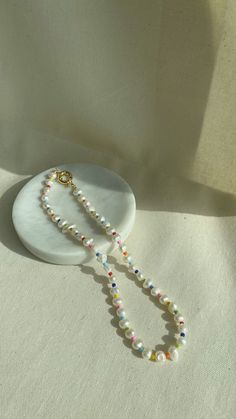 Jewlery Necklace, Beads Craft Jewelry, Rainbow Necklace, Handmade Beaded Necklaces