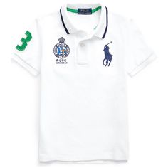 Brand New With Tags! Polo Ralph Lauren Toddler Boys Short Sleeve Polo Shirt Yacht Club & Equestrian Embroidery Signature Big Pony Twill “3” Patch Ribbed Polo Collar Tennis Tall 100% Cotton White Ships Same Day Or Next Day :) White Collared Preppy Shirt, White Preppy Collared Shirt, Preppy White Cotton Polo Shirt, White Cotton Preppy Polo Shirt, White Preppy Polo Shirt, White Cotton Preppy T-shirt, White Cotton Preppy Shirt, Preppy White Cotton Shirt, White Preppy Cotton Shirt