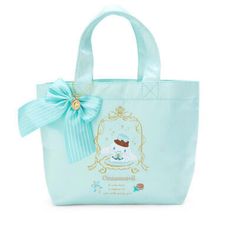 New, Still In Original Packing Cinnamoroll Tote Bag/Handbag From The Sanrio Tea Room Collection. - Imported From Japan - 1 Internal Slot Pocket - Embroidered Details - Ribbon And Initial Charm - Measures Approximately 12.8 X 4.1 X 8.5 Inches Kawaii Handheld Bags For Gifts, Kawaii Handheld Bag For Gift, Kawaii Handheld Bag As Gift, Kawaii Bag With Removable Pouch As Gift, Cute Bucket Bag For Gift, Cute Double Handle Shoulder Bag Gift, Kawaii Blue Bag Perfect For Gifts, Kawaii Blue Bag For Gift, Blue Kawaii Bag For Gift