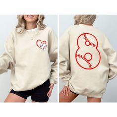 Custom Baseball Mom Shirt - Personalized Baseball Number Sweatshirt - Unique Custom Gift for Mom - Baseball Mom Hoodie and Baseball Gift 🎉 HOW TO ORDER: 1. Select the shirt 𝗦𝘁𝘆𝗹𝗲 2. Select the 𝗦𝗶𝘇𝗲 3. Select the shirt color 4. Select the quantity, 5. Click 𝗔𝗗𝗗 𝗧𝗢 𝗖𝗔𝗥𝗧. If you want to buy more than one, please go back to the listing and repeat the steps. - If you have any questions, please send us a message. 🎉 Product details: - Relaxed fit, size up for an oversized look. - Co Long Sleeve Sweatshirt For Baseball Season Streetwear, Baseball Season Crew Neck Hoodie With Graphic Print, Baseball Season Graphic Print Crew Neck Hoodie, Crew Neck Hoodie With Letter Print For Baseball Season, College Baseball Season Long Sleeve Sweatshirt, Pre-shrunk Long Sleeve Hoodie For Sports Events, Long Sleeve Pre-shrunk Hoodie For Sports Events, College Long Sleeve Sweatshirt For Baseball Season, Casual Long Sleeve Sweatshirt For Baseball Season