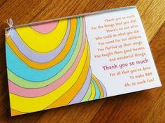 a thank card for someone who is going to give