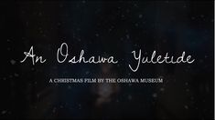 the title for an obama yuletide christmas film by the joshua museum, with snow falling