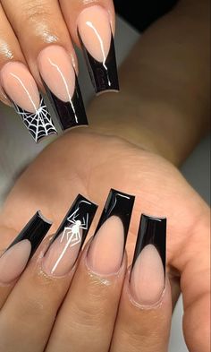 Paznokcie Hello Kitty, Holloween Nails, Halloween Acrylic, Halloween Acrylic Nails, Nails Aesthetic, Grunge Nails, Dope Nail Designs, Nails Halloween, Nails Simple