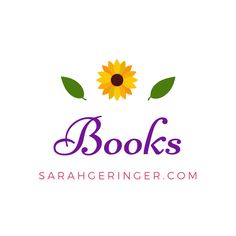 the logo for books with a sunflower on it