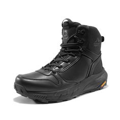 PRICES MAY VARY. Zip Closure: The inner side zipper makes it easy to put on and take off the boots. Supportive and protective, these men’s work boots are ideal for security staff, warehouse workers, and those who are in professions that require them to stand for long hours. Shock Absorbing: With a thick EVA midsole, these men’s high-top outdoor boots greatly reduces shock while providing lasting cushioning for long periods of standing and walking. Durable & Protective: Crafted with premium leath Durable Tactical Combat Boots For Hiking, Shock Resistant Combat Boots For Outdoor Activities, Tactical Durable Combat Boots For Hiking, Impact Resistant Techwear Combat Boots For Outdoor, Techwear Combat Boots For Outdoor With Impact Resistance, Tactical Combat Boots For Hiking, Wear-resistant Tactical Combat Boots For Outdoor, Shock Resistant Combat Boots For Outdoor, Techwear Combat Boots For Outdoor With Shock Resistance