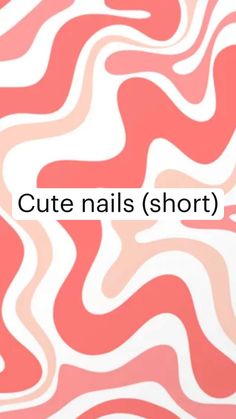 Cute Summer Nail Ideas For Short Nails, Summer Nails 2023 Gel Short Square, Nails Idee Summer, Easy Nail Designs Short Nails, Non Acrylic Nail Ideas, Cute And Easy Nail Ideas, Short Nail Inspiration Simple, Cute Aesthetic Nail Ideas, Cute Nail Designs For Short Nails