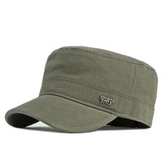 PRICES MAY VARY. Breathable and Comfortable: Crafted from high-quality cotton materials, this army hat is durable and built to last. Inner sweatband to keep you comfortable and breathable for wearing long periods of time. The lining at the top of the hat can effectively protect your scalp. Adjustable Fit: The unique full-wrap design to keeps warm and fit. Can be adjusted from 55-60 cm / 21.5-23.5 inch, which fits most people's head circumference and allow you to adjust as you need. Brim/Bill Len Khaki Flat Cap For Outdoor Activities, Khaki Cotton Baseball Cap With Short Brim, Khaki Baseball Cap With Short Brim For Outdoor, Khaki Flat Bill Baseball Cap For Outdoor Activities, Military Style Flat Bill Baseball Cap For Outdoor Activities, Khaki Flat Cap For Outdoor, Khaki Flat Bill Baseball Cap For Outdoor, Military Style Cotton Hats For Outdoor Activities, Military Cotton Hats For Outdoor Activities