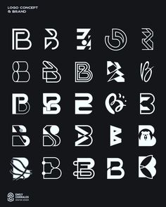 some type of font and numbers that can be used to create logos or other designs