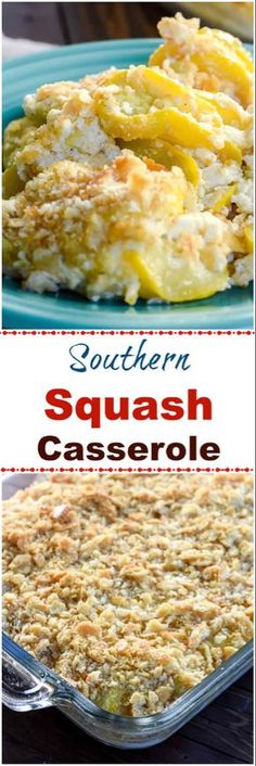 southern squash casserole is an easy and delicious side dish