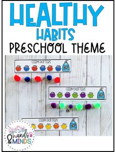 the healthy labels preschool theme for pre - school time is fun and easy to make