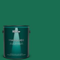 the behr marquee paint is shown in an open, gray - toned color