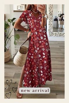 Floral Short Sleeve Elegant Party Fashion Maxi Dress maxi dresses summer，maxi dresses outfits，maxi dresses with sleeves，maxi dresses printed，maxi dresses floral,maxi dresses chiffon，maxi dresses party，,elegant maxi dress #maxidressessummercasual#maxidressesfashionwomen's#maxidressesfashionoutfits#maxidresseswithsleeves#maxidressesparty#maxidressesfloral#maxidresseschiffon#maxidresseselegant #maxidressesplussize#maxidressesparty#solidcolor#dresses#fashion Spring V-neck Patchwork Maxi Dress, Non-stretch Bohemian V-neck Maxi Dress, Casual Printed V-neck Maxi Dress, Red V-neck Dress For Spring Vacation, Brown Patchwork V-neck Dress, Printed Non-stretch V-neck Maxi Dress, Multicolor Non-stretch V-neck Maxi Dress, Brown Floral Print V-neck Dress, Casual V-neck Printed Maxi Dress