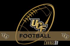 the football logo on a black and gold background