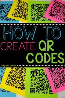 the text how to create qr codes on a black background