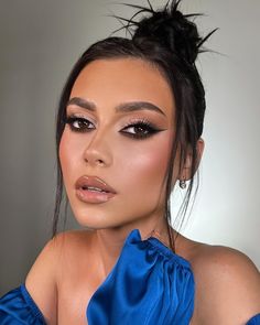 Makeup Brown, Beauty Zone, Classy Makeup, Wedding Eye Makeup, Glow Makeup, Pretty Makeup Looks, Photoshoot Makeup, Colorful Eye Makeup