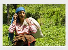 a woman sitting in the grass talking on her cell phone and holding a bag over her shoulder