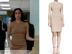 Rachel Suits, Olivia Pope Outfits, Camel Dress, Worn On Tv