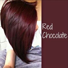 Pelo Color Vino, Peekaboo Highlights, Wine Hair, Hair Color Chocolate, Cherry Hair, Red Chocolate, Chocolate Hair, Burgundy Hair