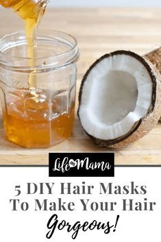 Almond Oil Hair, Hair Mask Diy, Lemon Hair, Avocado Hair Mask, Easy Homemade Gifts, Hair Repair Mask, Hair Masks