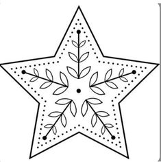 Star Felt Ornament Free Pattern, Simple Winter Embroidery Patterns, Star Felt Pattern, Embroidered Nativity Ornament, Easy Embroidered Christmas Ornaments, Scandinavian Embroidery Patterns Free, Embroidery Patterns Free Printables Christmas Ornament, Christmas Applique Patterns Templates, Christmas Star Embroidery