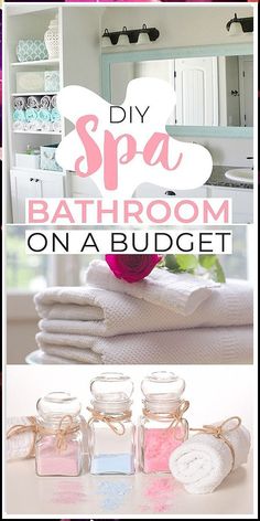 Looking to make your bathroom more luxurious and efficient on a budget? Check out our bathroom remodels on a budget! We can help you create a space that you'll love, while sticking to your budget. Diy Spa Bathroom Ideas, Spa Bathroom Decor Ideas, Spa Bathroom Ideas, Makeover Kamar Mandi, Bathroom On A Budget, Spa Like Bathroom