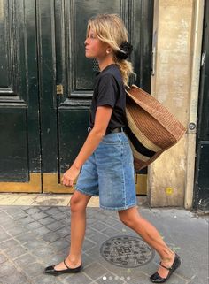 French Summer Outfits, Ballet Flats Outfit, Flats Outfit, Outfit Trends, Mode Inspo, Looks Chic, 가을 패션, Looks Style, Mode Inspiration