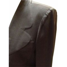 Rare and Collectible Maison Martin Margiela Artisanal Black Woven Covered 3 Button Blazer with covered pockets and a high, collar-less neckline. Designer Blazer With Covered Buttons For Formal Events, Luxury Evening Blazer With Button Closure, Designer Evening Blazer With Buttons, Formal Blazer With Lapel Collar And Buttons, Designer Formal Blazer With Hidden Button Closure, Formal Blazer With Covered Buttons And Lapel Collar, Formal Blazer With Lapel Collar And Covered Buttons, Classic Silk Blazer For Formal Occasions, Luxury Formal Blazer With Covered Buttons