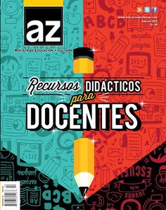 a magazine cover with an image of a pencil in the center and writing on it