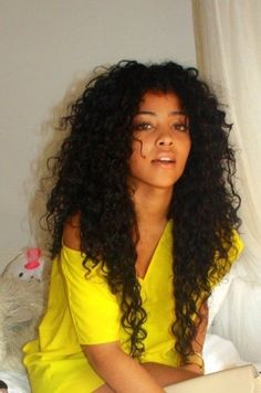 thin natural hair straightened - Google Search Long Curly Haircuts, Curly Clip Ins, Human Hair Clip Ins, Black Curly Hair, Curly Hair Cuts, Long Curly Hair, Clip In Hair Extensions, Long Curly, Brazilian Hair