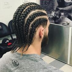 Cornrows Men, Cornrow Braids Men, Straight Back Braids, Afro Hairstyles Men, Braid Styles For Men, Cornrow Hairstyles For Men, Bryce Harper, Black Men Hairstyles, Mens Braids