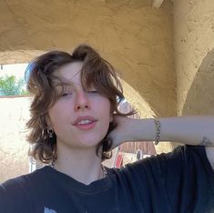 King Princess Hair Mullet, Masc Haircuts, King Princess, Haircut 2024, Gents Hair Style, Androgynous Style, Animated Banners, Hair Aesthetic