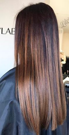 Balayage Hair On Straight Hair, Honey Blonde Balayage Brunettes Caramel Highlights, Brunette Balayage Hair Long, Balayage Brunette Straight, Balayage For Straight Hair, Highlights Brown Hair Straight, Chocolate Pelo, Balayage Hair Brown, Balayage Chocolate Brown