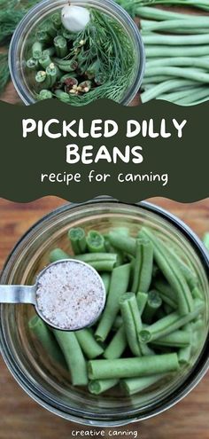 pickled dill beans recipe for canning