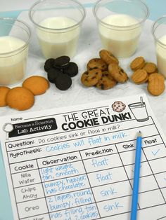 the great cookie dunk drink recipe is shown