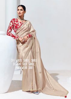 Elegant Dola Silk Blouse For Eid, Raw Silk Blouse With Dupatta For Wedding, Raw Silk Wedding Blouse With Dupatta, Elegant Fitted Raw Silk Saree, Elegant Dola Silk Blouse For Wedding, Designer White Raw Silk Pre-draped Saree, Designer Raw Silk Blouse Piece For Eid, Unstitched Slub Silk Choli For Wedding, Elegant Slub Silk Pre-draped Saree With Resham Embroidery