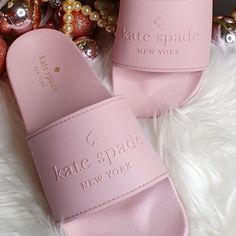 Kate Spade Women's Slides Sizes 6b 7b 8b 10b 11b Style Name:Sunny- Color:Dusty Rose Upper Rubber Lining Rubber Sock:Man Made Materials Outsole:Man-Made Materials Made In Vietnam 100%Authentic Brand New Without Box Elegant Luxury Kate Spade Sandals, Pink Non-slip Slides For Spring, Kate Spade Pink Round Toe Sandals, Casual Pink Non-slip Slides, Kate Spade Sneakers, Kate Spade Glitter Keds, Kate Spade Heels, Kate Spade Sandals, Kate Spade Keds