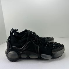 "Box Lid Removed By Nike" Product : Nike Ispa Link Axis Shoes - Black (Fz3507-002) Size - Us 11-12 Uk 10-11 Eu 45-46 Information : - All Our Items Are Authentic - This Will Be Shipped In It's Original Shoe Box And It's Tag Nike Synthetic Lace-up Walking Shoes, Nike Walking Shoes With Boost Midsole And Round Toe, Modern Black Custom Sneakers With Laces, Modern Black High-top Sneakers With Laces, Dynamic Running Shoes With Translucent Outsole, Nike Slip-on Sneakers With Abzorb Midsole, Black Low-top Running Shoes With Studded Rubber Outsoles, Functional Black Running Shoes With Abzorb Midsole, High-top Walking Shoes With Studded Outsoles For Streetwear