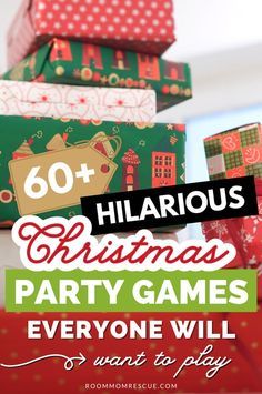 Holiday Games For Family, Christmas Holiday Games, Christmas Party Game Ideas, Activities For Kids Christmas, Christmas Host, Office Christmas Party Games, Free Christmas Games