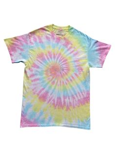 Summer Pastel Tie Dye T-Shirt Welcome to Essex Tie Dye This T-Shirt has been designed and hand dyed in the UK.  All items in our shop are hand dyed and due to the unique nature of tie dye the colour and patterns will vary from image. If you want to see our OTHER BRIGHT DESIGNS click https://www.etsy.com/uk/shop/EssexTieDye?ref=seller-platform-mcnav&section_id=41573298 To see our FULL RANGE of Tie Dye items VISIT OUR HOME PAGE here https://www.etsy.com/uk/shop/EssexTieDye?ref=seller-platform-mcna Pink Washed Short Sleeve T-shirt, Spring Tie-dye Washed T-shirt, Spring Washed Tie Dye T-shirt, Tie Dye Crew Neck T-shirt, Hand Dyed Short Sleeve Graphic Tee, Hand Dyed Graphic Tee With Short Sleeves, Hand-dyed Graphic Tee With Short Sleeves, Bleached Multicolor Graphic Tee, Pink Bleached Short Sleeve T-shirt