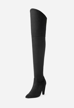 Fashionista: These soft and stretchy thigh high boots are suitable for everyone Comfort: Latex insole that will provide you comfort with every step Convenient: Inside zipper makes these over the knee boots easy to take on and off. The slanted boot opening design prevents the knee high boots from falling down Staple in Your Wardrobe: With 3.7 inches high heels and pointed toe Easy to Clean: Clean with a dry, soft brush. You can store the long boots in a dust bag as it is foldable and not easy to Elegant Thigh-high Heeled Boots For Work, Chic Thigh High Heeled Boots, Elegant Tall Over-the-knee Heeled Boots, Thigh High Heels, Fashion Shoes Boots, Opening Design, Thigh High Boots Heels, Long Boots, Red Suede