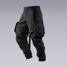 STEVEN CARGOS Techwear Pants, Tech Wear, Strap Pants, Cargo Pant, Pocket Pants, Pair Of Pants, Ankle Pants, Basic Style, Cargo Pants