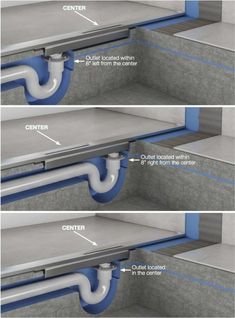 two pictures showing the different parts of a pipe and how they are connected to each other