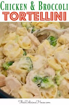 this chicken and broccoli tortellini casserole is so good it's easy to make