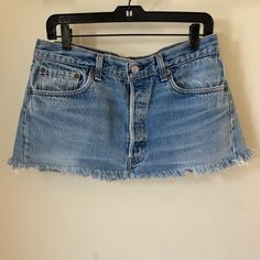 Levi Strauss & Co. Vintage Cut Off Denim Skirt 34” Waist But Fits Like 28” 10” Length Levi Strauss & Co, Jean Skirt, Vintage Levis, Cut Off, Denim Skirt, Womens Skirt, Women Shopping, Blue